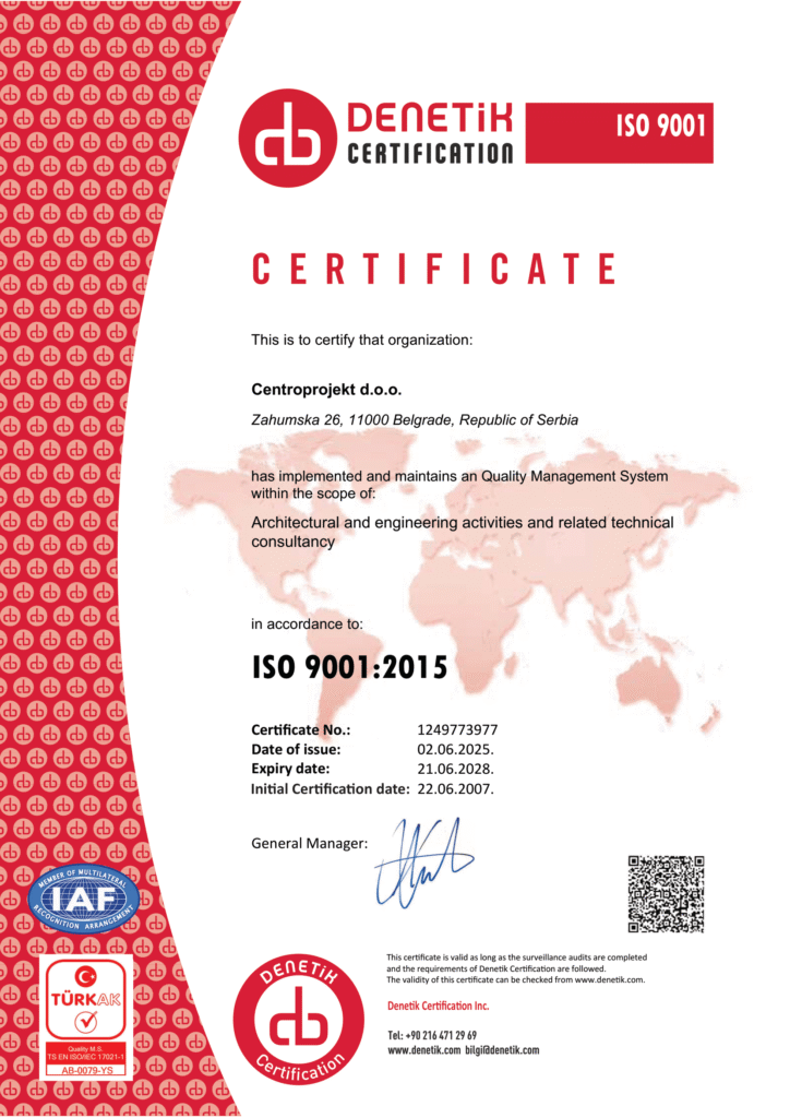 Certificate 9001